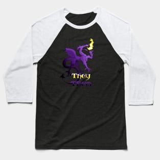 Non-Binary Dragon Baseball T-Shirt